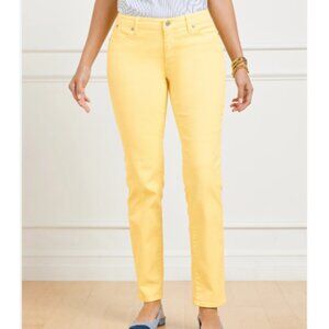 Talbots Curvy Slim Ankle Jean in Yellow